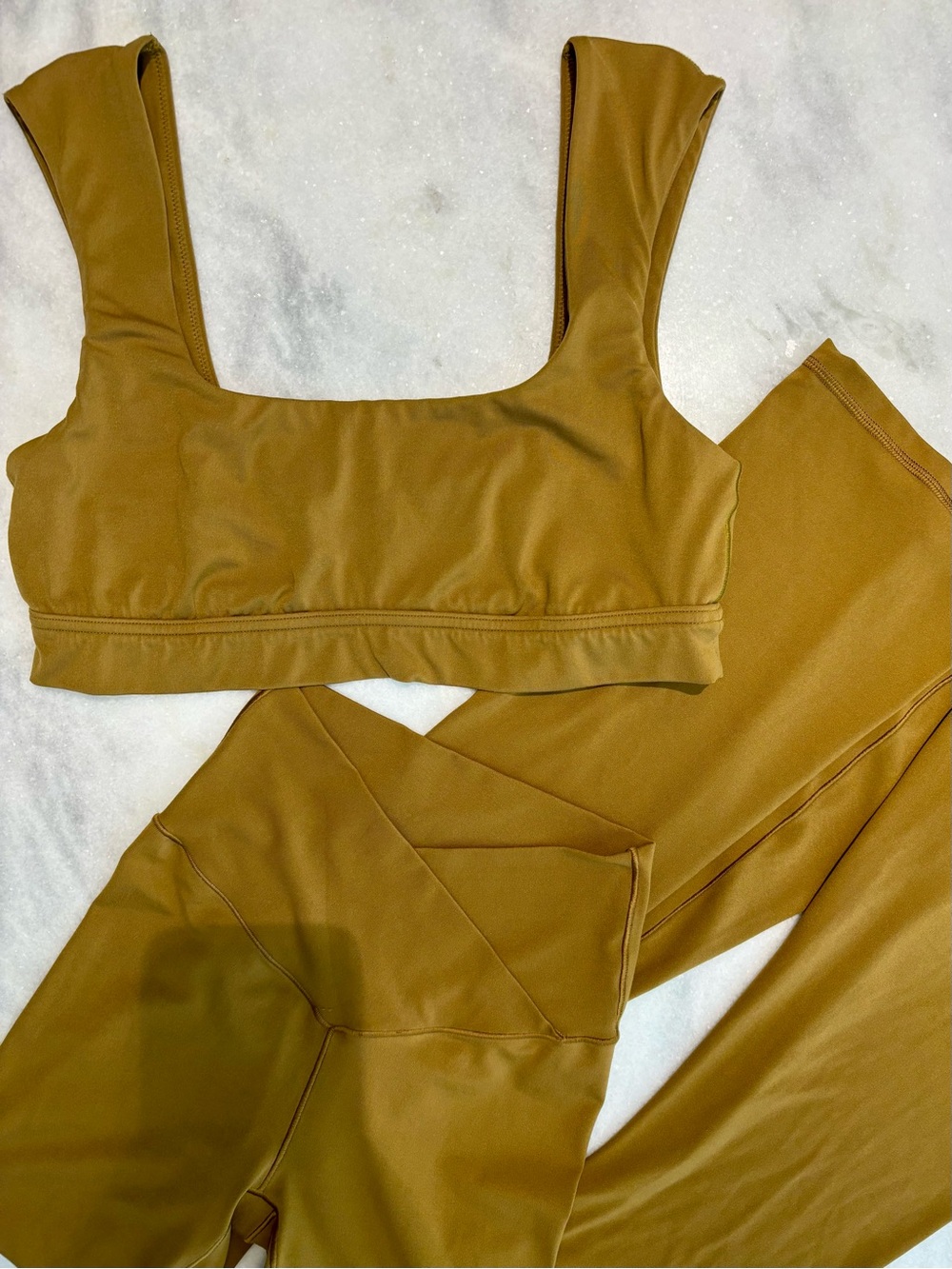 OFFLINE by Aerie BUNDLE ! Matching Mustard Yellow 2-Piece Yoga set !